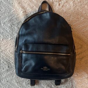 Coach Leather Backpack